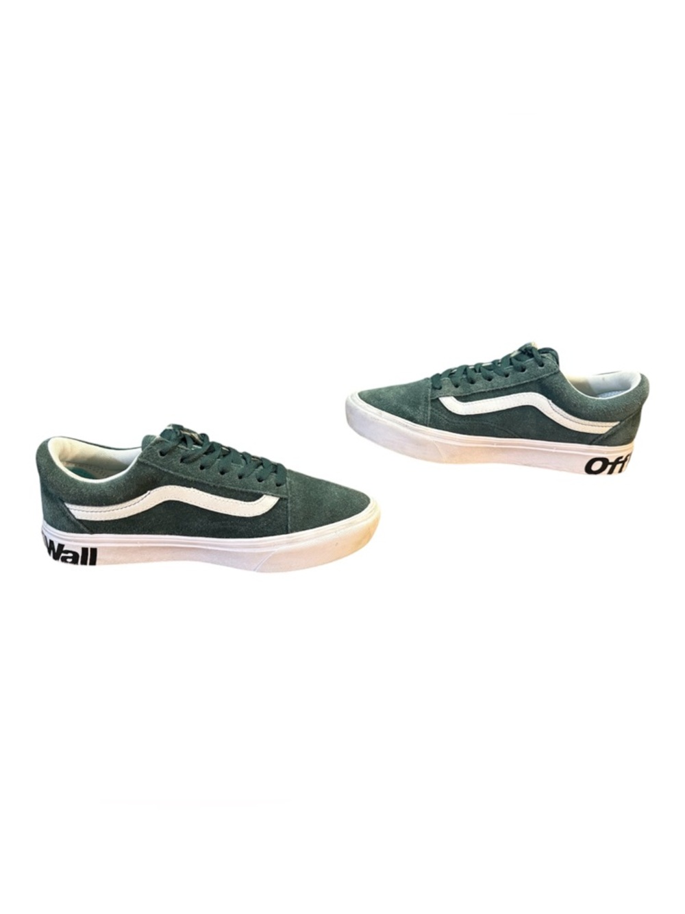 Vans ComfyCush Old Skool Distorted Off The Wall Trekking Green Women’s Size 7.5 - Picture 5 of 9